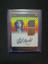 2025 Keepsake Edition Bob Marley Authentic Dual Relic personal Piano &Guitar 1/1 picture
