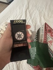 Zippo Marlboro Compass Vintage Lighter Date Code D XII 1996 In Original Box picture