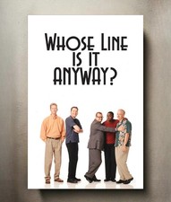 Whose Line Is It Anyway? 8x12 Metal TV Show Poster Sign picture