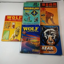 Wholesale Lot Of 5  - Vintage  Boy Scouts Of America  Paperback Books - Weblos - picture