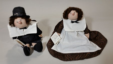 Robin Fleming Family Heritage Doll Collection Hannah & Zeb Pilgrim Pair Ltd Ed picture