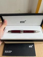 Montblanc John F Kennedy Burgundy Red Ballpoint Pen Luxury New In Box 2026 picture
