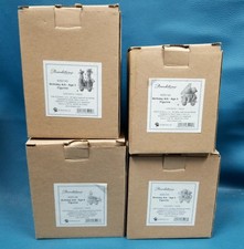 Lot 4 Foundations Enesco Birthday Ark Resin Ornaments NIOB Ages 3 4 5 6 2015 picture