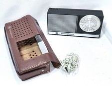vintage Westinghouse H841P6 transistor radio w leather case picture