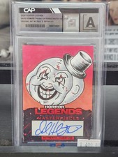Horror Legends Masterpieces Sketch Cards 1/1 Terrifier Auto GPK   picture