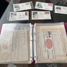 Large Lot 1860s-1930s Antique Billhead Receipt Chattel Mortgage & Notes picture