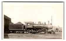 RPPC NYNH&H Steam Locomotive 1590 Concord Jct Mass 1940 Railroad Postcard picture