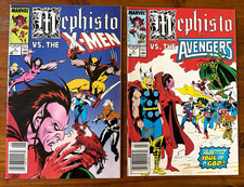 Mephisto vs X-Men & vs Avengers #3,4 of 4 Series 1987 Pristine, White Pages picture
