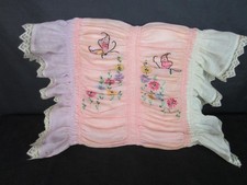 *True Antique 1920's Boudoir Bed Throw Pillow Hand Embroidery, Sham, Insert picture
