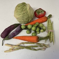 Realistic Vegetables Set Prop Vegetables Food Decor Display READ picture