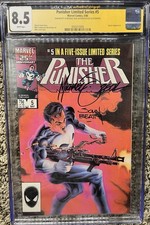 Punisher #5D CGC Signed Mike Zeck / John Beatty 1986 picture