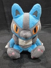 Rare Authentic 2005 Pokémon Center Lucario Poké Doll Plush 6