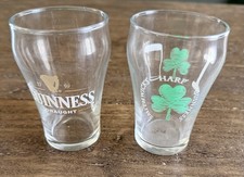 Guinness Irish Beer 5oz Tasting Glasses (2) Guinness & Trio w Harp & Smithwick’s picture