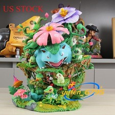 EGG 33cm Studio Forest Group Grass Type Venusaur PVC Figure Statue Model Gift picture