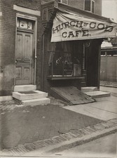 c. 1920's Church of God Cafe, Philadelphia Black African-American Church Photo picture