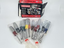 Craftsman USA FOREVER METRIC & SAE 14pc Nutdriver Set 34552 Rare SEARS Unused picture