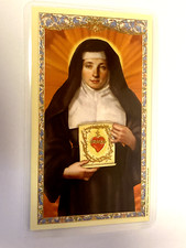 Saint Margaret Mary Alacoque Laminated Prayer Card, New #PCL-15 picture