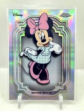 2024 Topps Chrome Disney Minnie Mouse Silver Refractor SP Mickey & Friends A picture