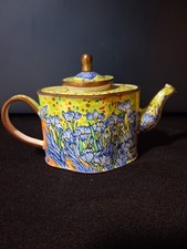 Vintage Kelvin Chen miniature enameled copper teapot  picture