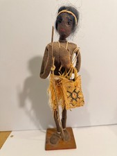 Vintage Australian Aboriginal felt doll picture