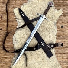 Accolade Sword Of Knights Templar Replica Medieval Crusader Templar Functional picture
