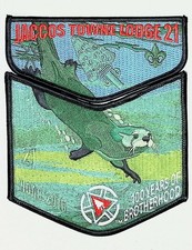 Jaccos Towne Lodge 21 Crossroads of America IN NOAC 2015 Set BLK Bdr picture