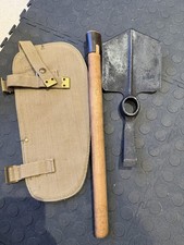 WWII British Entrenching Tool Stamped 1944 Original with Cover(1962) picture