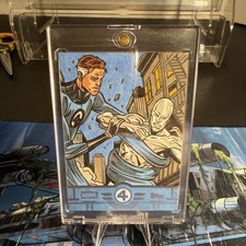 2026 Topps Fantastic Four 65th Anniversary Mr Fantastic V.S Silver Surfer Sketch picture