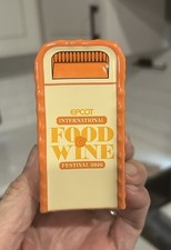Disney Park 2026 Epcot International Food & Wine Festival Logo Trash Can Shaker picture