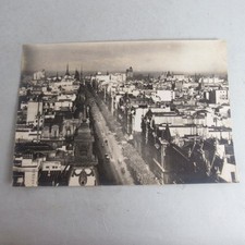 Vintage Photograph Birdseye View Buenos Aries Early 1900's Buildings Early Cars picture