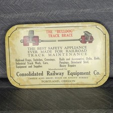 Vintage Consolidated Railway Co Celluloid Pocket Mirror Portland OR Ad picture