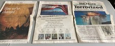 Vintage “Star Tribune” September 11, 2001 Newspaper On 9/11 Attack & 9/11/02 picture