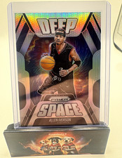 Panini 2025-26 Prizm Basketball Deep Space silver  Insert #15 Allen Iverson Card picture