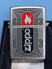 Zippo Flame Emblem Satin Chrome 24830 picture