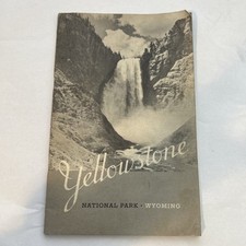 1938 Yellowstone National Park-Wyoming- Booklet-U.S. Department of Interior picture