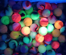 Vintage Jabo Marbles- Lot Of 30 Marbles - UV GLOWS- Many Colors, Swirls picture
