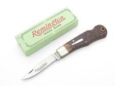 Vtg 1984 Remington R1173L Baby Bullet USA Lockback Delrin Folding Pocket Knife picture