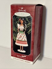VINTAGE 1998 HALLMARK MEXICAN BARBIE DOLL KEEPSAKE CHRISTMAS ORNAMENT • NIB picture