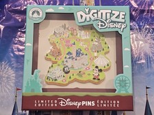2026 Disney Parks Digitize Disneyland DLR Map Jumbo Pin LE 2500 picture