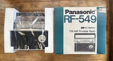 1979 NOS Panasonic RF-549 Portable AM/FM Radio STILL SEALED in Original Box picture