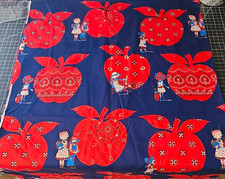 BT Yard '70s 44 W Holly Hobbie VTG Apple Bandana American Greetings Manes 100% picture