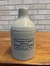 RARE Red Wing Stoneware 1 Pint Size Kummerow & Menge Fond Du Lac WI Liquor Jug picture