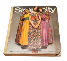 Simplicity Pattern Book January 1970 Store Counter Catalog 70s Mod Fashions picture