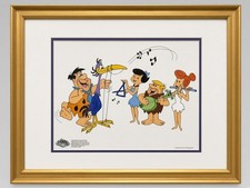 Flintstones  Viva Rock Vegas  Band Scene (painted background) Framed picture