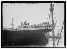Belgian Reservists Called Up For Wwi On RMS Adriatic c1900 Old Photo picture