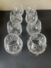 Vtg.Waterford Lismore Brandy Snifter Crystal Glass Set of 8 Brandy Balloon 5 1/8 picture