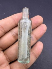 Genuine Ancient Early Roman Glass Chemist Making Passion Bottle In Good Conditio picture