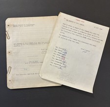 Vintage 1967-1968 Catasauqua PA Police Log Book & Signed Command Roster Lot picture