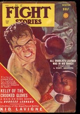FIGHT STORIES - WINTER/49-50 - Condition: VG-FN - Sports Pulp - 73292 picture