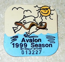 VINTAGE 1999 AVALON NJ BEACH TAG picture